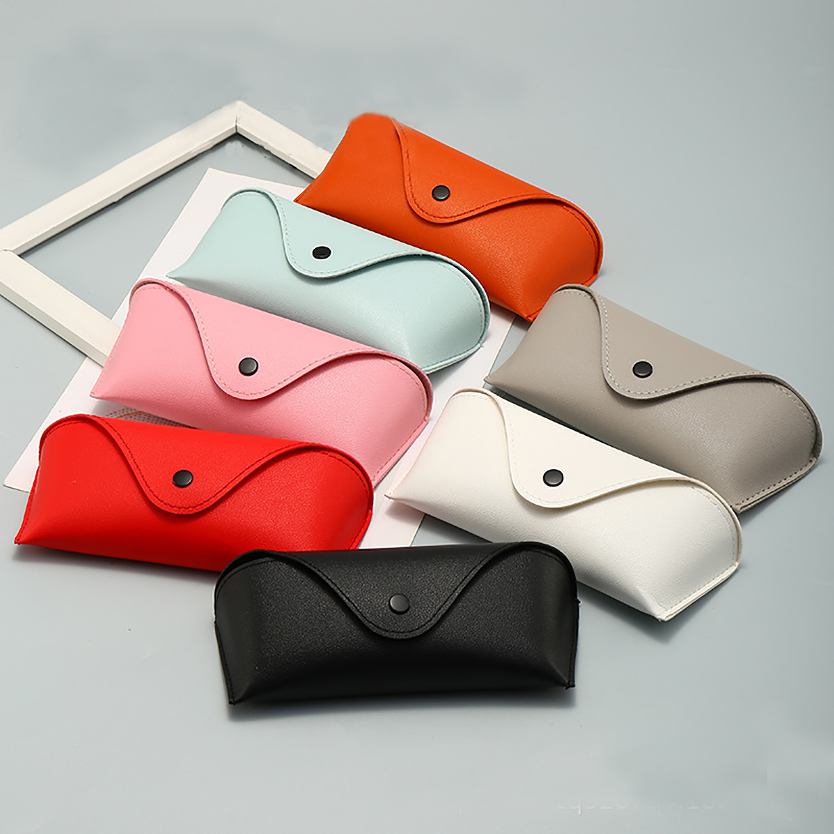Travel Accessories Pouch For Women - 1pc Soft PU Leather Sunglasses Pouch