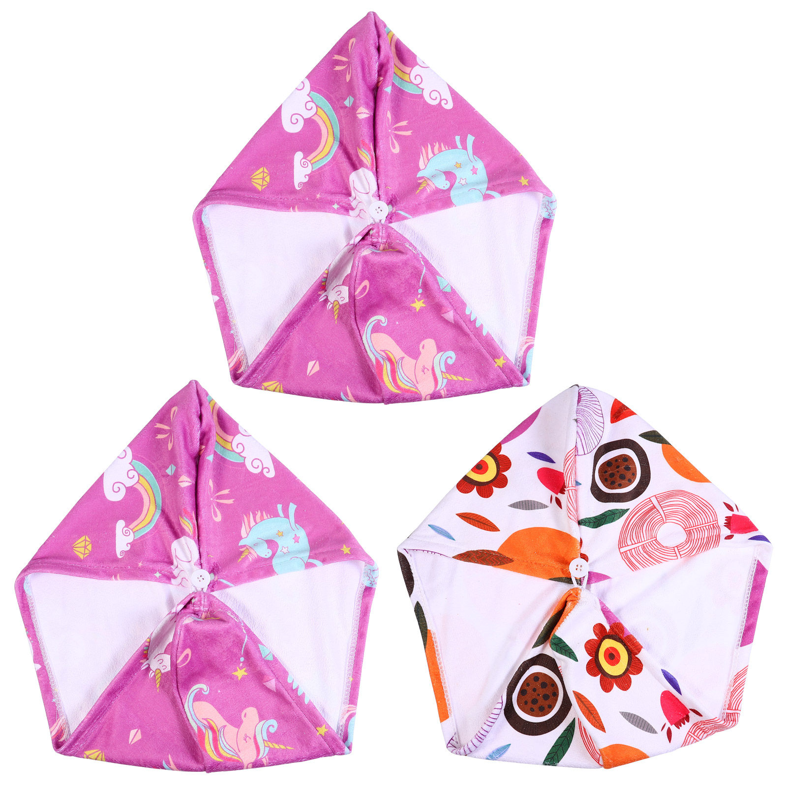 Travel Towel Quick Dry - 3pcs Hair Drying Cap Superfine Fiber