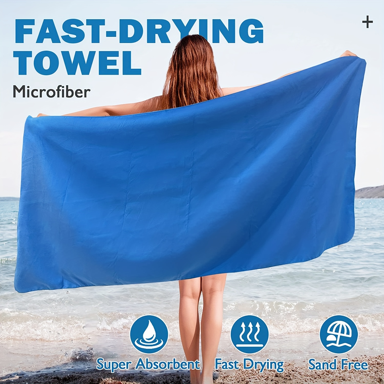 2Pcs Beach Towels Microfiber S - Travel Towel Quick Dry avis et prix