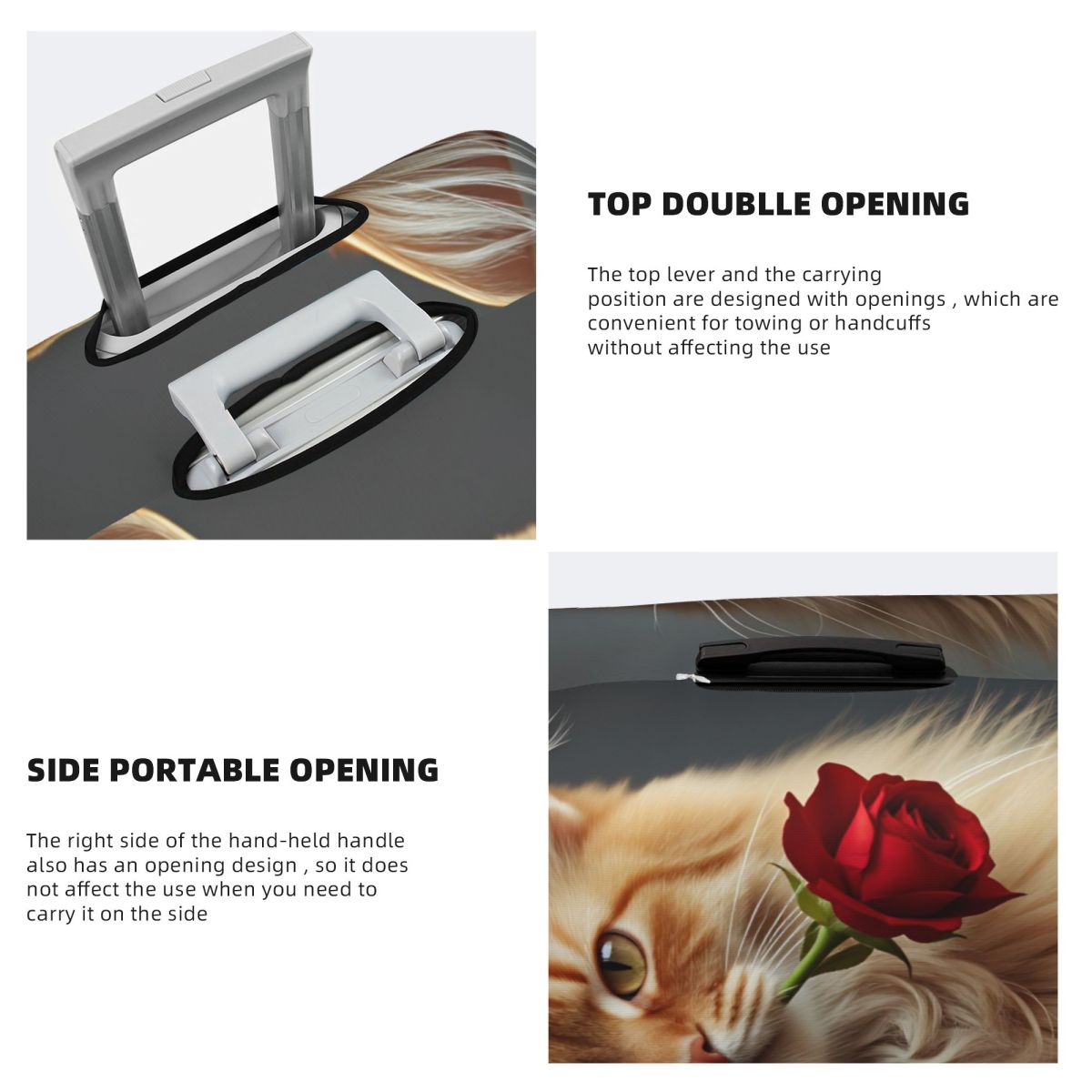 Kawaii Elegant Long-haired Cat - Travel Accessories Long Flight avis et prix