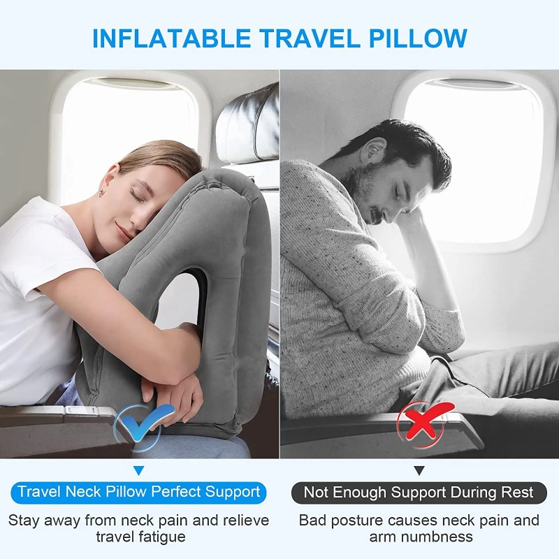 Inflatable Travel Pillows with - Travel Accessories Long Flight avis et prix