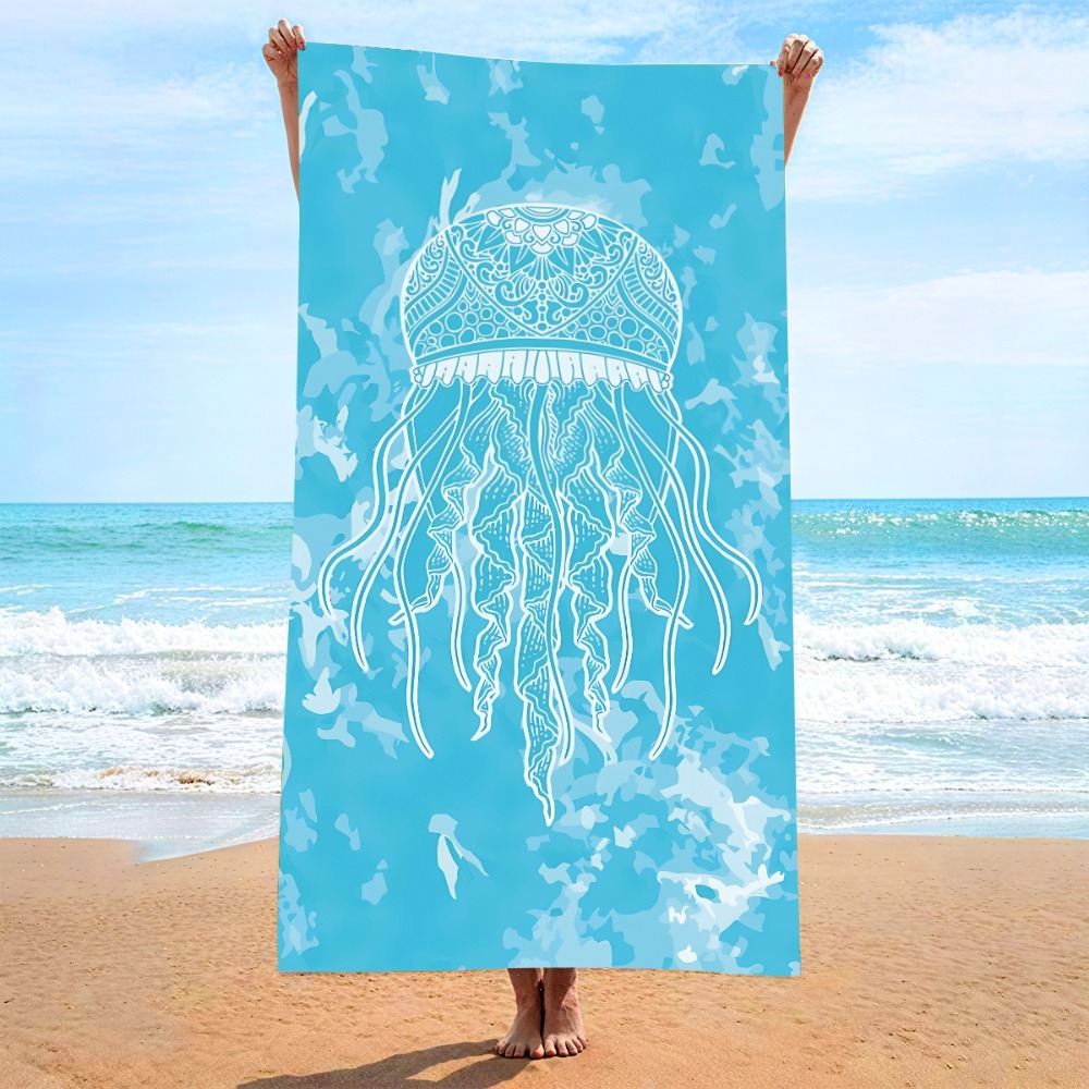 27.5x55inch Blue Ocean Jellyfi - Travel Towel Quick Dry avis et prix