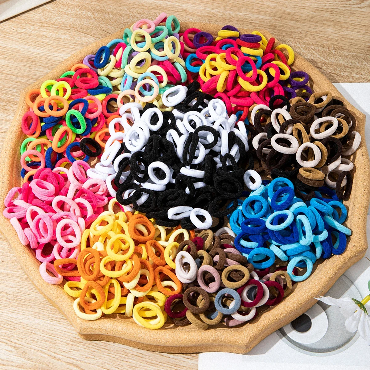 100/300pcs Girls Elastic Hair  - Travel Accessories With Kids avis et prix
