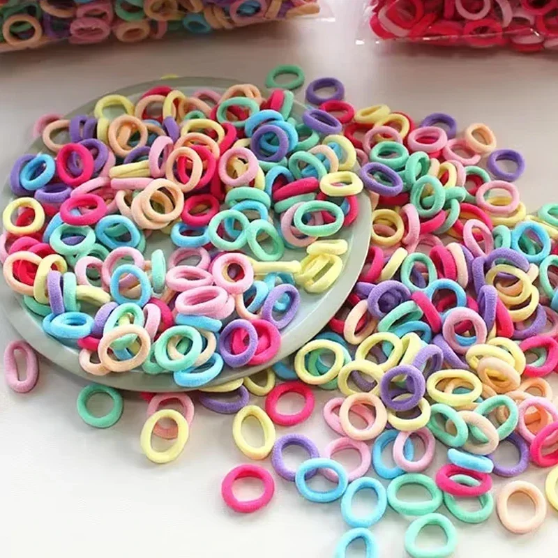 100/300pcs Girls Elastic Hair  - Travel Accessories With Kids avis et prix