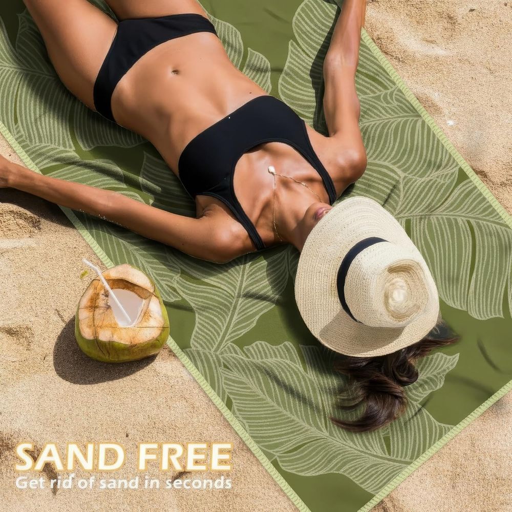 Large Quick-Dry Sand-Free Beac - Travel Towel Quick Dry avis et prix