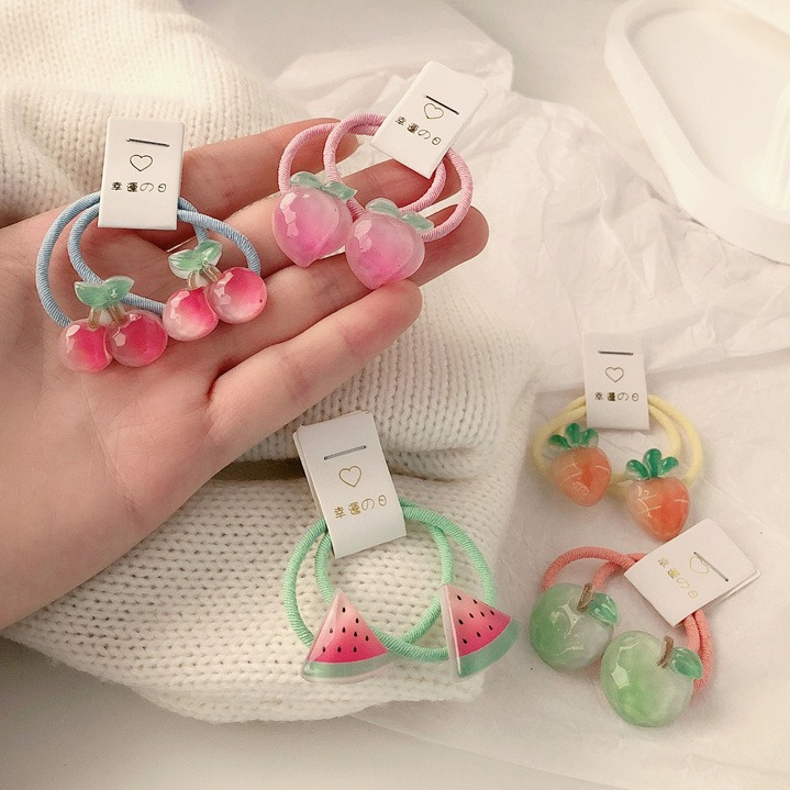 Kids Carrot Hair Ties 5 Pair N - Travel Accessories With Kids avis et prix