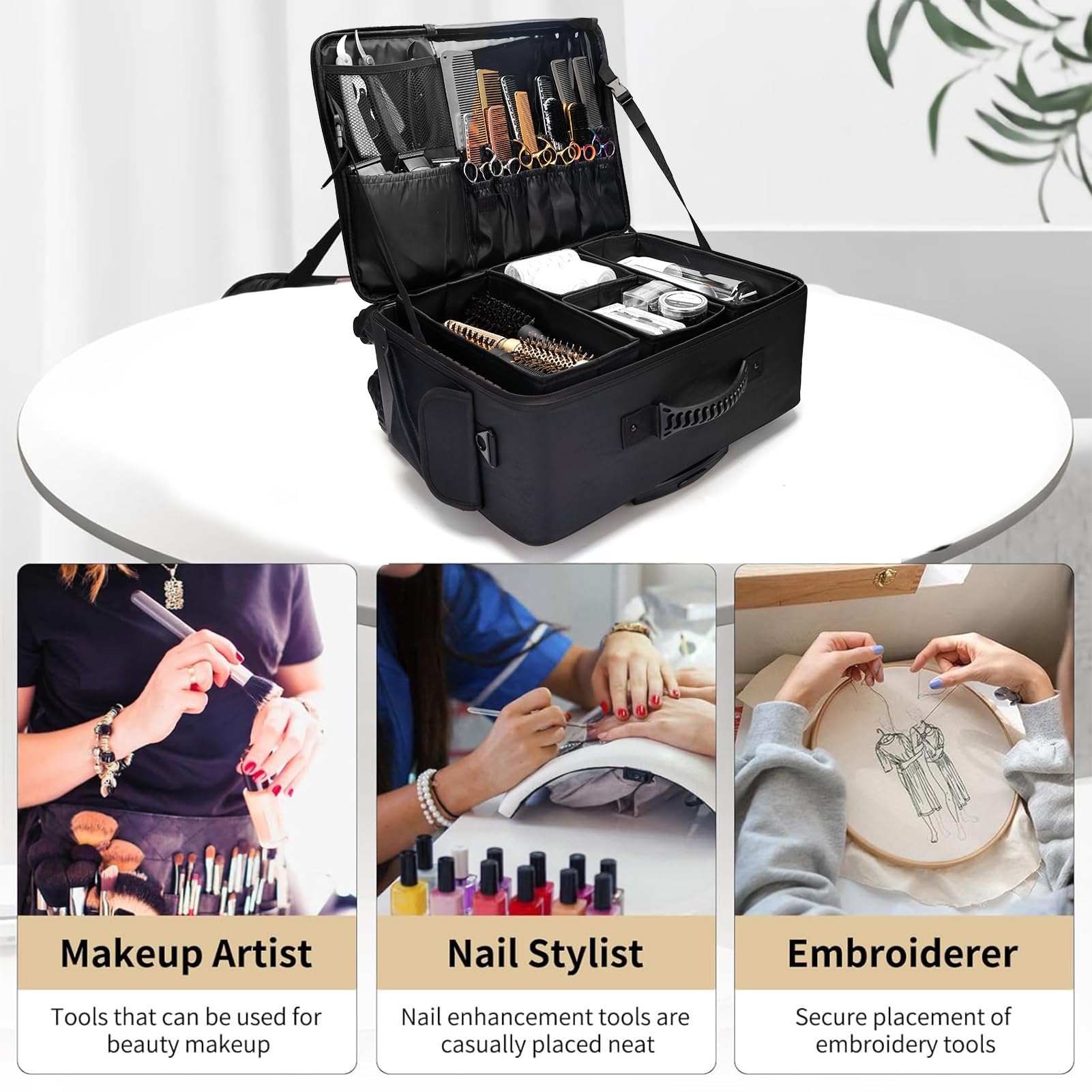 Salon Rolling Makeup Case Trai - Travel Accessories In Train avis et prix