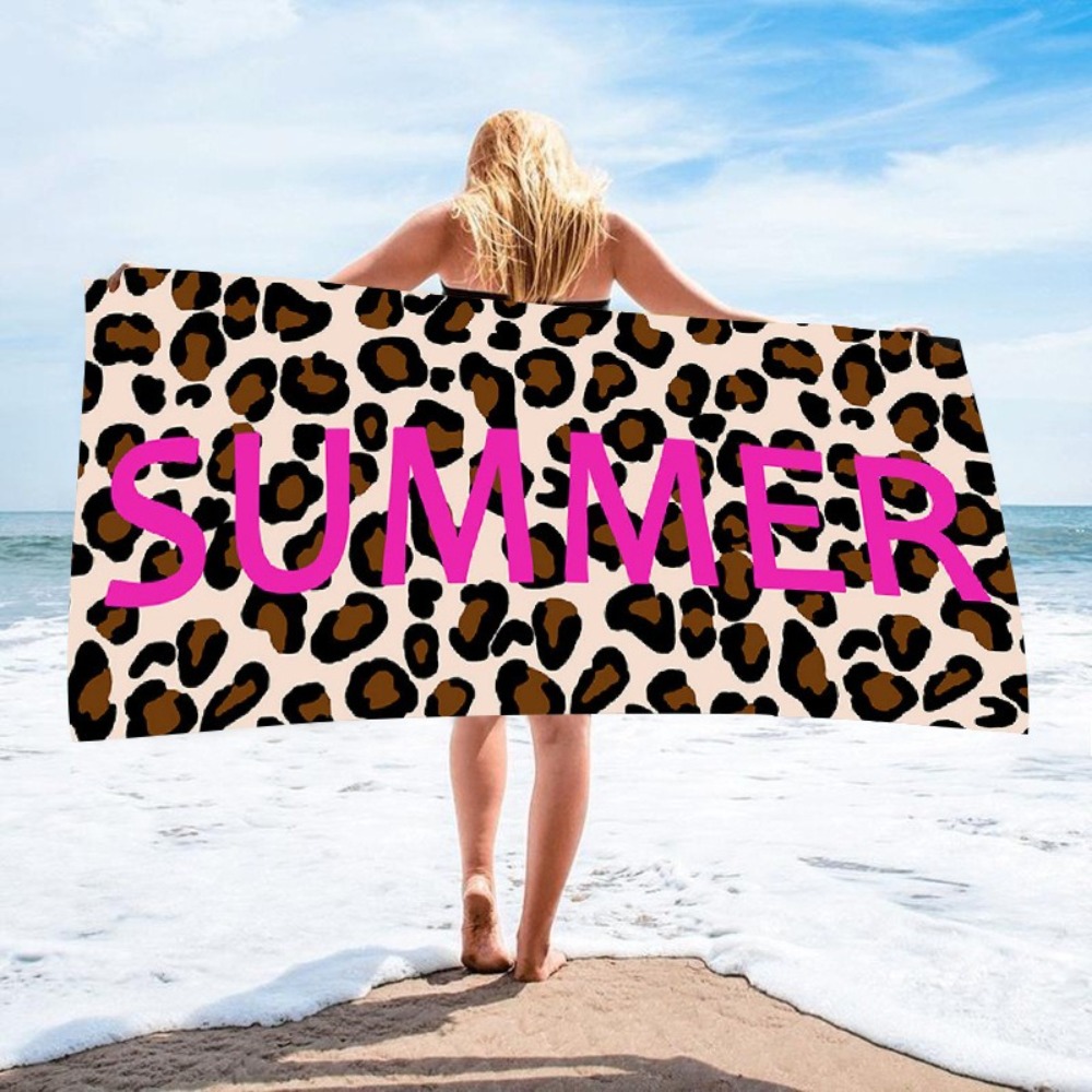 Leopard Print Bath Towel 70x14 - Travel Towel Quick Dry avis et prix