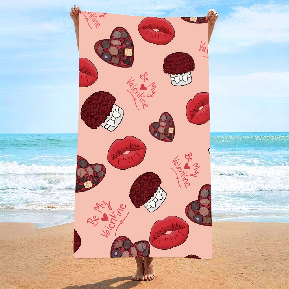Heart Symbol Bath Towel 27x55i - Travel Towel Quick Dry avis et prix