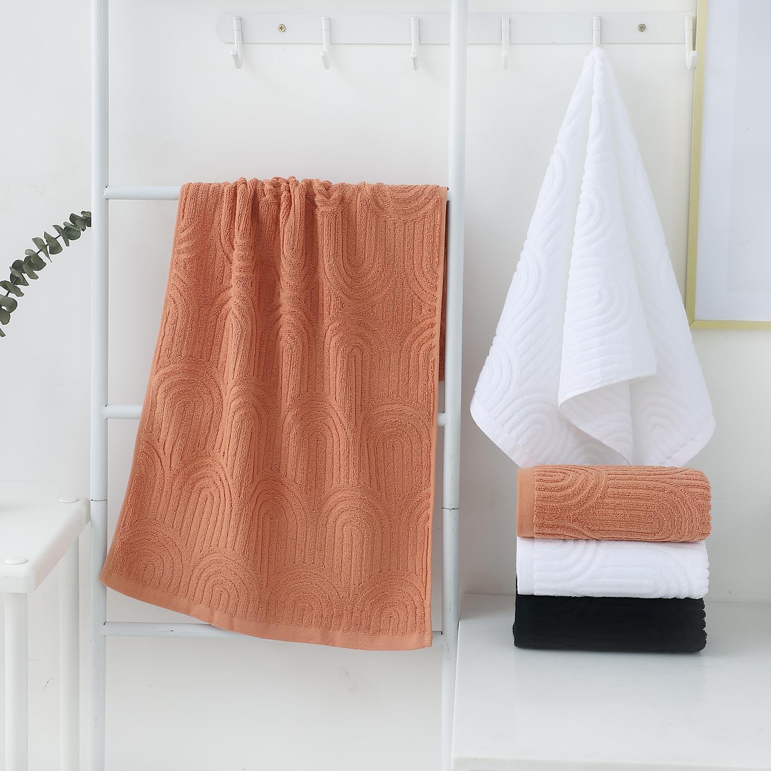 2 Pack Striped Cotton Bath Tow - Travel Towel Quick Dry avis et prix