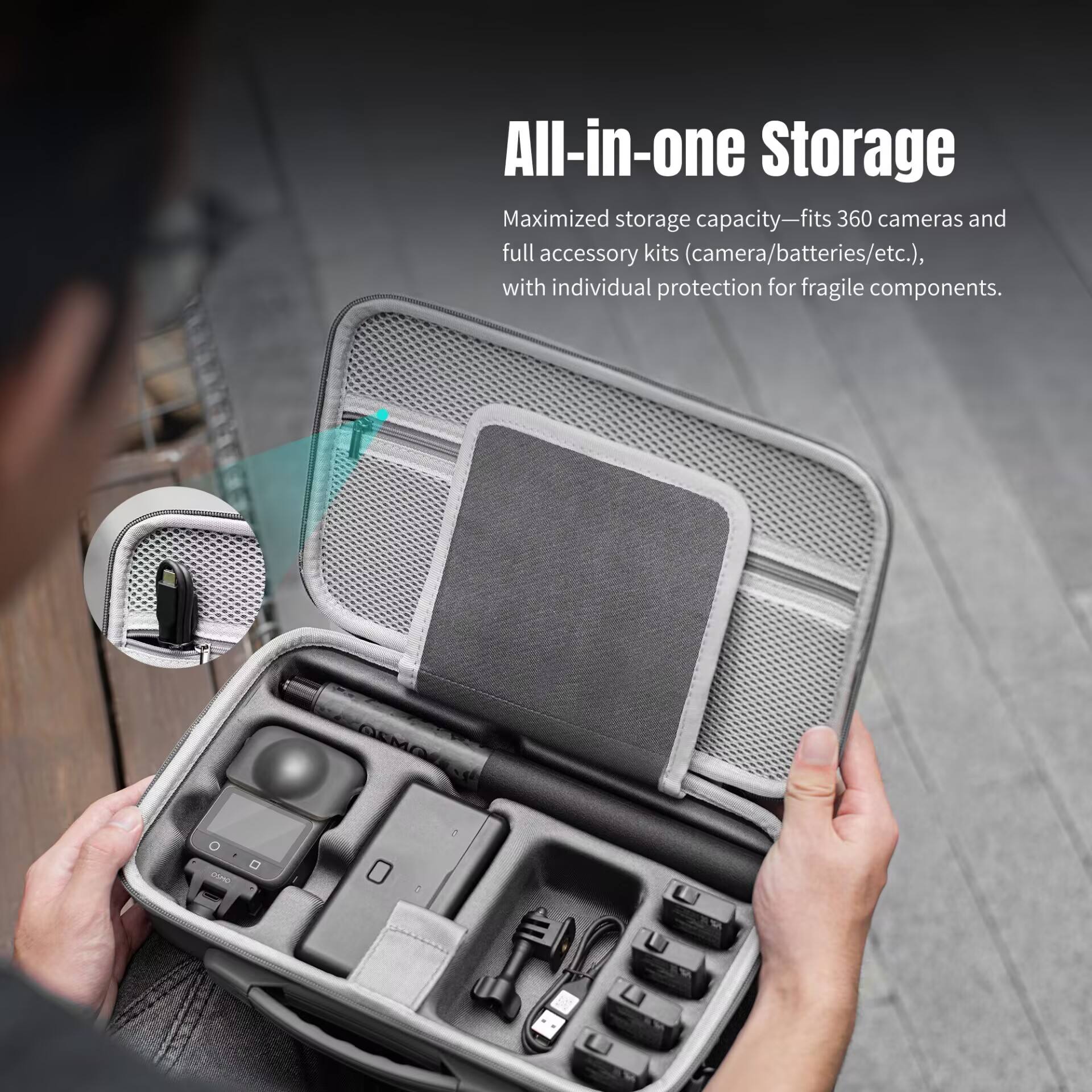 STARTRC Storage Bag for DJI OS - Travel Accessories Pouch avis et prix