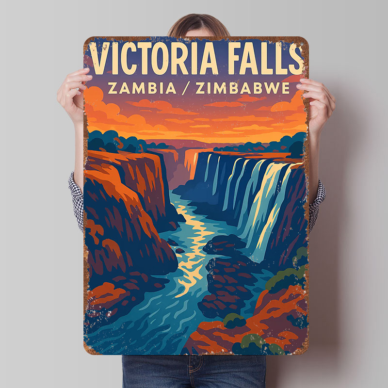 Victoria Falls Travel Tinplate - Travel Accessories Victoria avis et prix