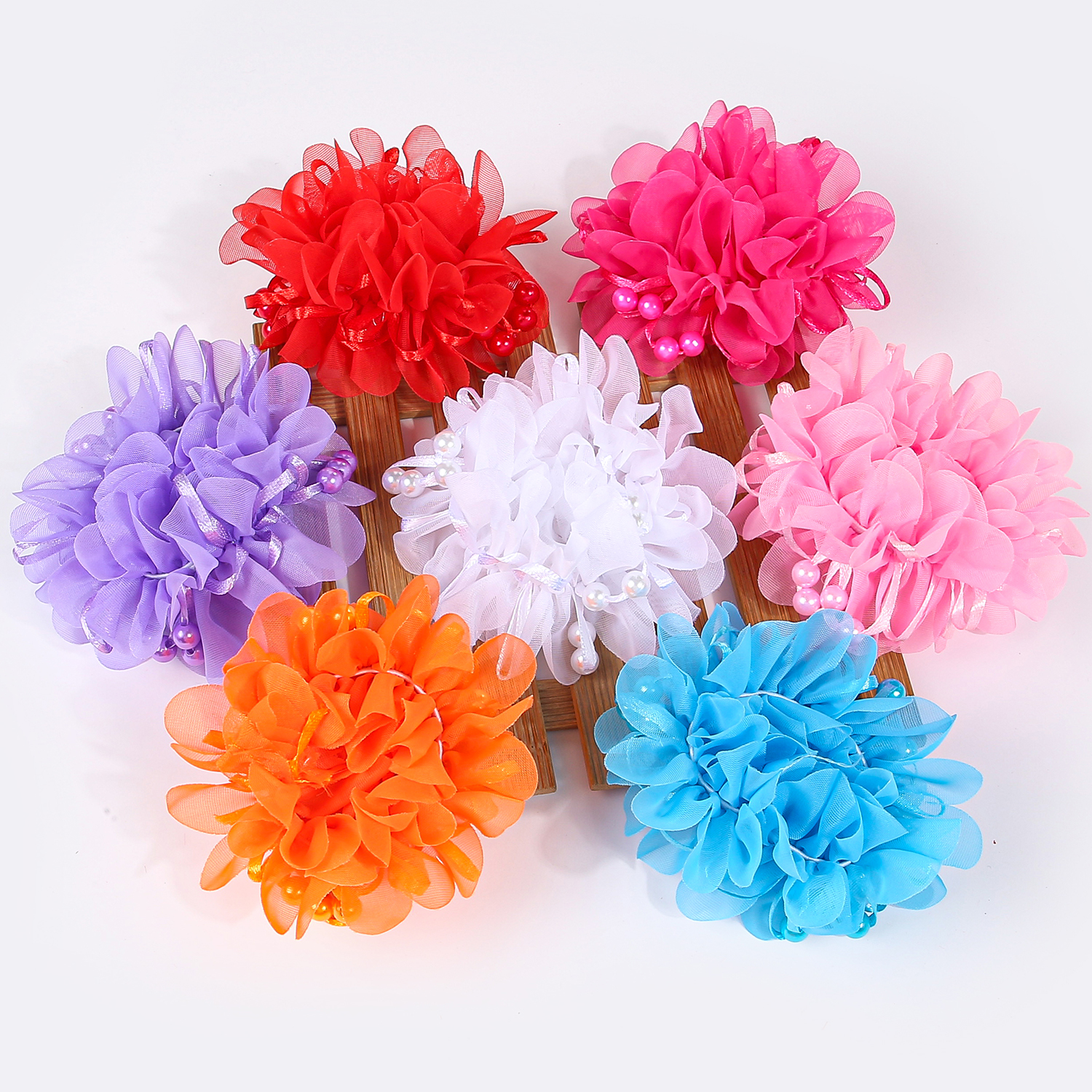 2/7pcs Girls Flower Hair Ties  - Travel Accessories With Kids avis et prix